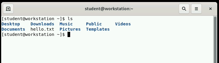 Entering commands