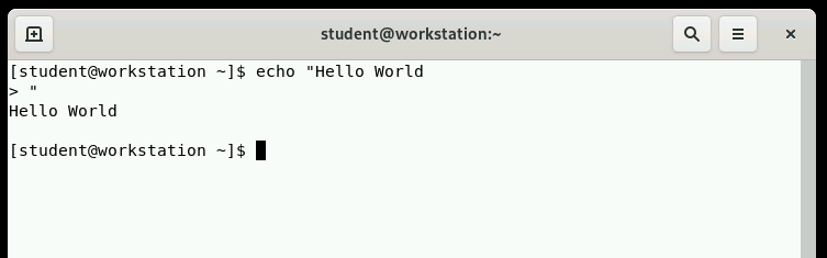 Unfinished Commands